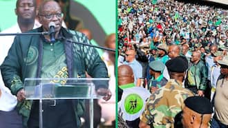 Jacob Zuma says he should be retired but must fight thieves, speaks to thousands in Orlando