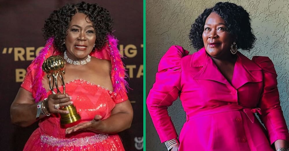 Connie Chiume received an award at the Creative Cultural and Industry Awards