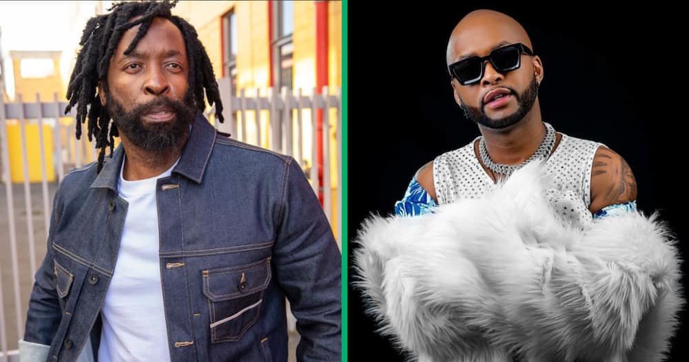 DJ Sbu and Vusi Nova were dragged on social media for posing together