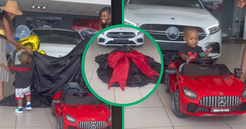 A TikTok video of a Mercedes Benz for children went viral