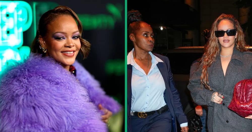 Rihanna has a female bodyguard.