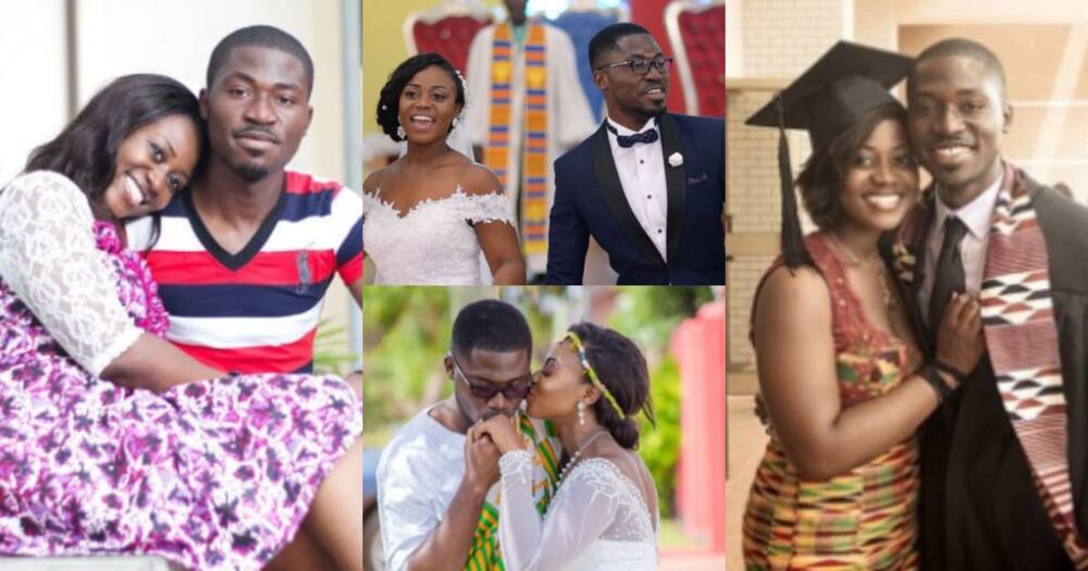 We met on the first day - Ghanaian man who met wife on campus reveals how they met
