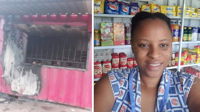 "Way to go": Spaza owners who restocked lady's burned shop get a nod from SA