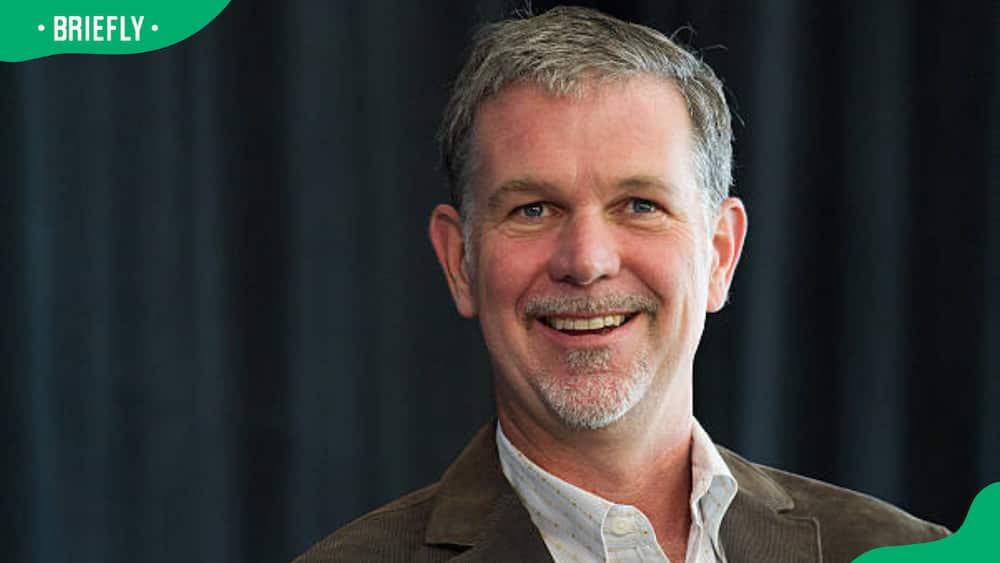 Reed Hastings at a press conference