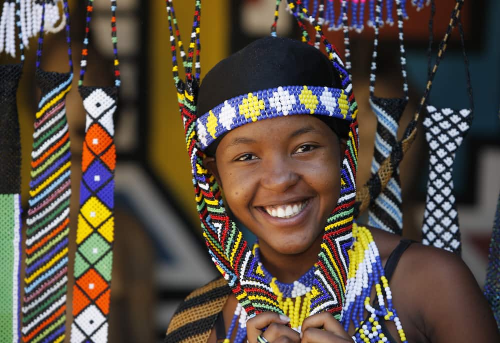 Traditional Zulu attire