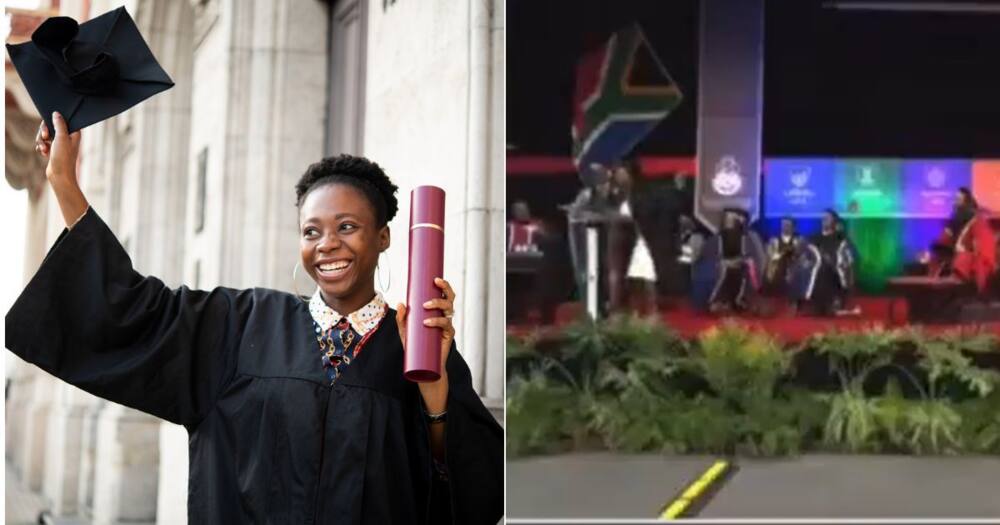 A University of Free State graduate celebrates degree by rapping Kanye West's 'Good Morning'