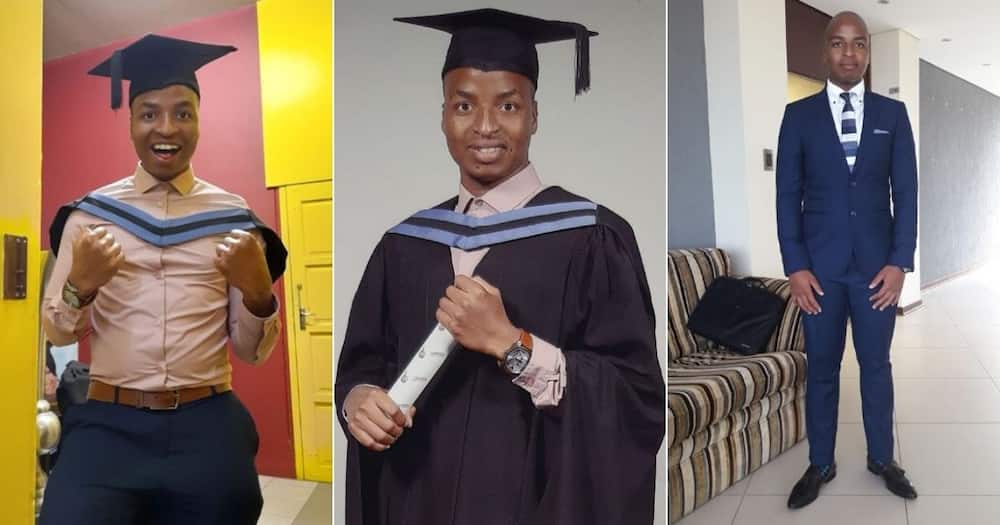 Security guard who grew up in poverty graduates with national diploma