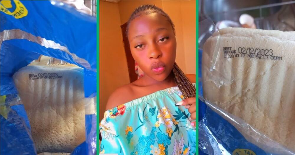 Woman finds expiry date on bread