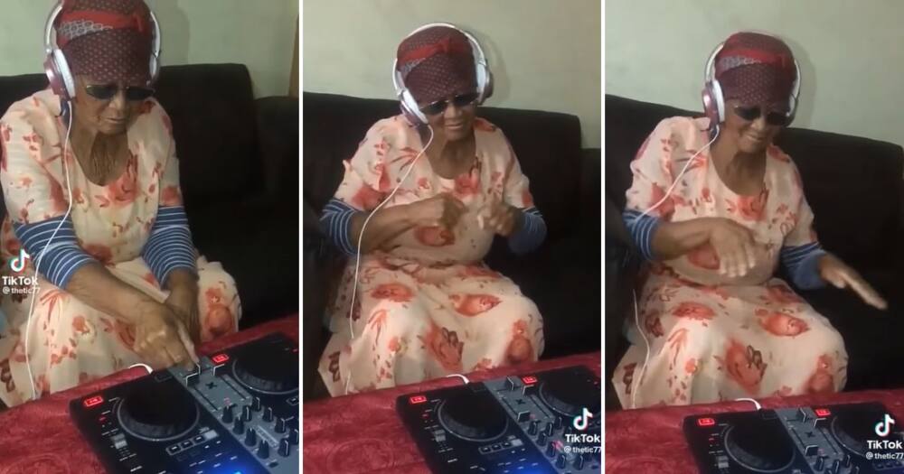 Granny rocks the DJ decks in video