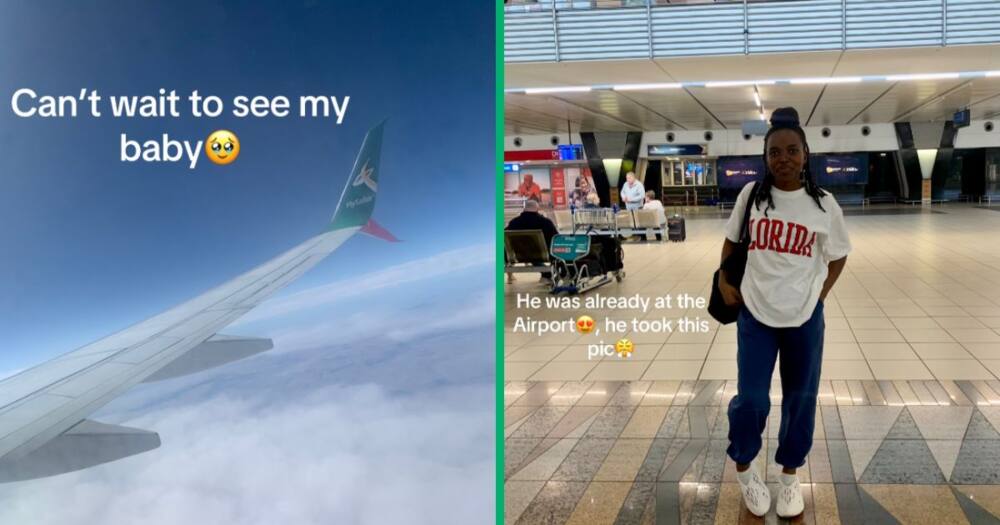 Woman's boyfriend surprises her with trip to Johannesburg