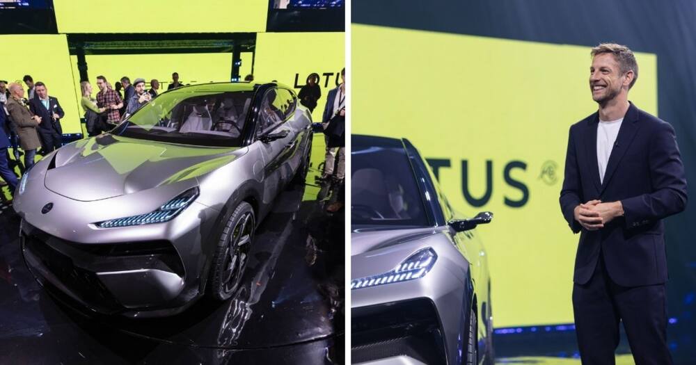 Lotus takes the cover off its hyper electric SUV in London with star studded guests in attendance