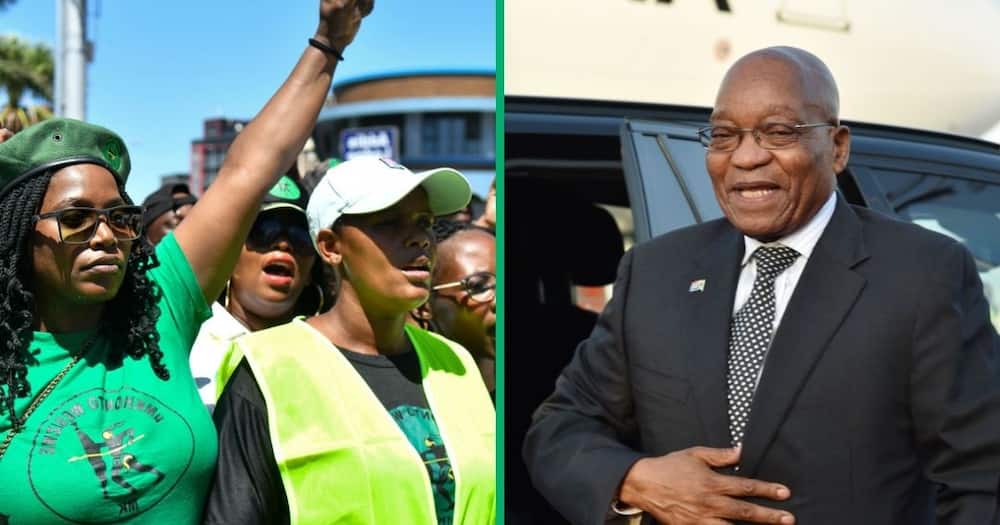 Former president Jacob Zuma said he would return to office if voted back by a two-third majority.