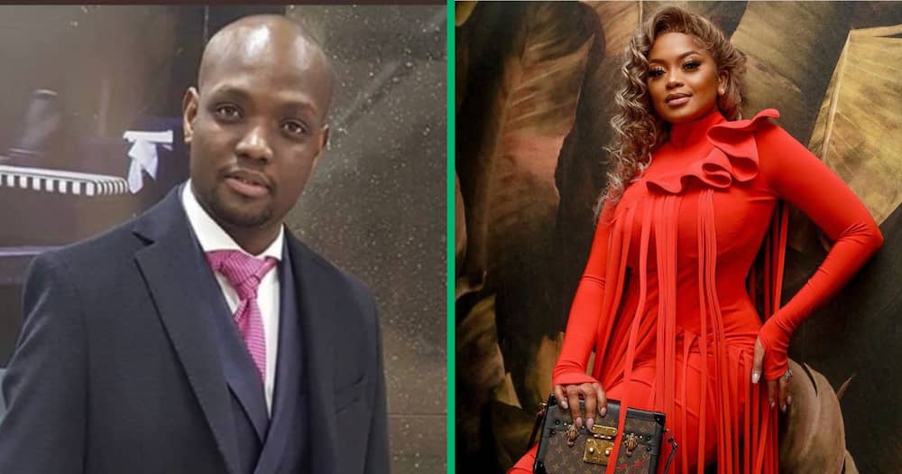 Thami Ndlala battles it out with his landlord Urban Mountain