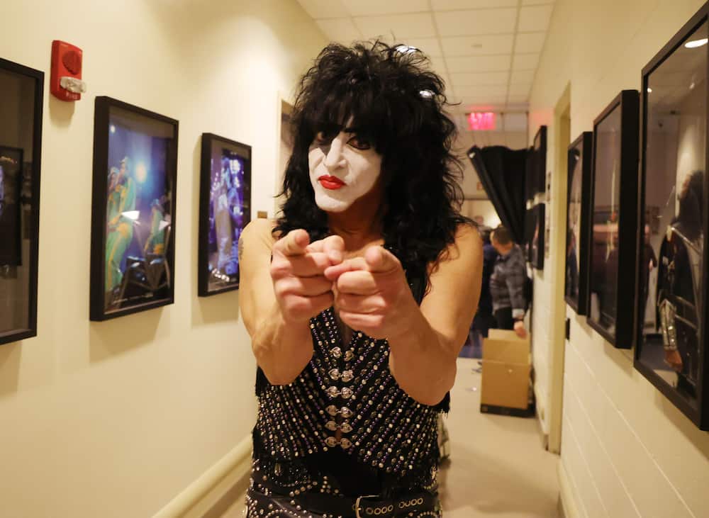 Paul Stanley backstage before the final show of KISS: End of the Road World Tour