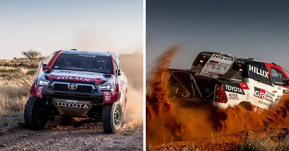 dakar rally, motorsport, botswana, toyota