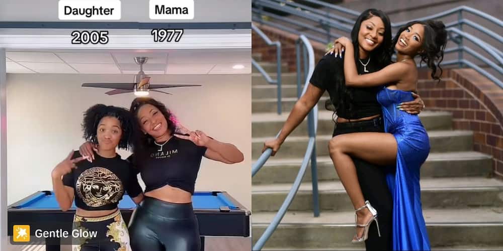 A mother stole the limelight in a TikTok video that showed her age difference with her mother.