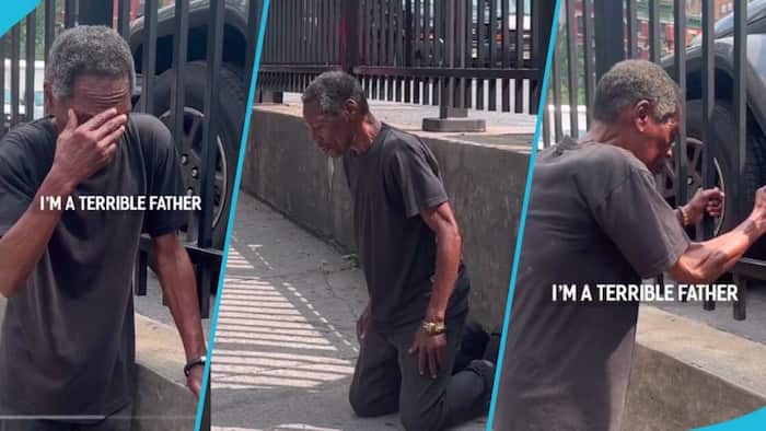 Homeless man regrets giving out his son 30 years ago because of poverty, says it's his biggest pain