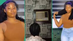 Woman shows R100 hotel room in TikTok video, questionable accommodation amuses netizens