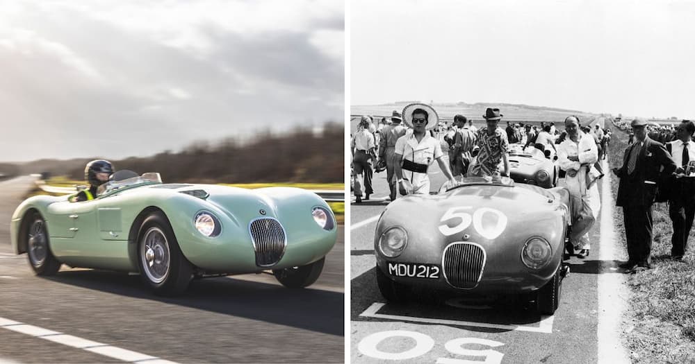 jaguar, classic cars, rebuild, modern tech, race car
