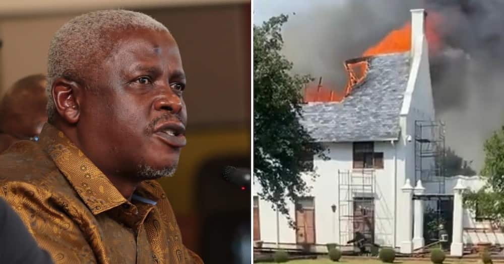 Free state Premier Mxolisi Dukwana’s residence caught fire