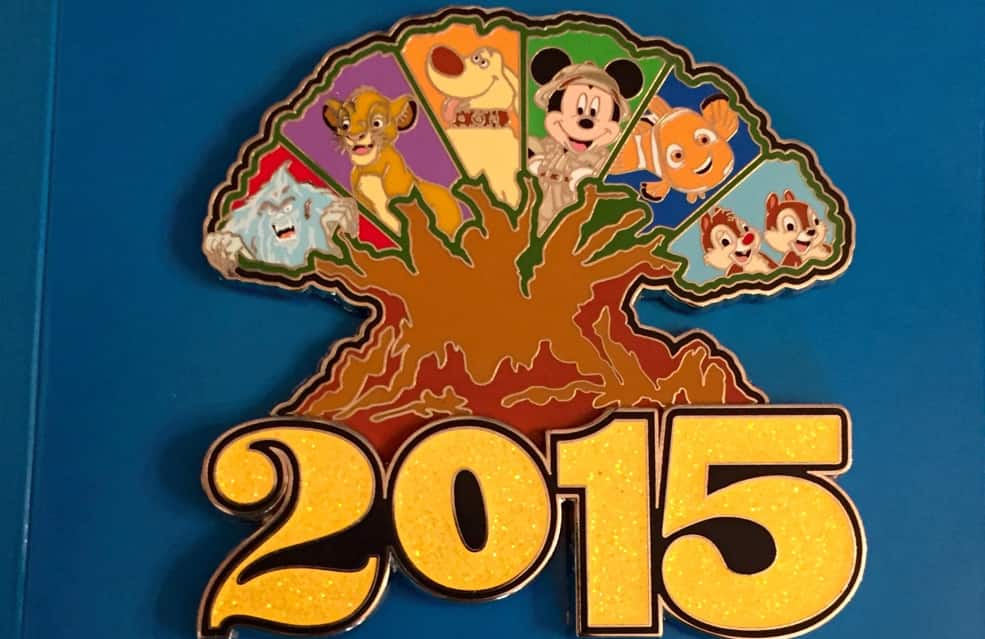 The Disney 2015 Giant Tree Animal Kingdom Pin