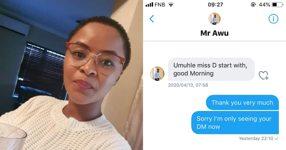 Haibo: SA Lady Regrets Ignoring DM After Learning Man Is a Millionaire