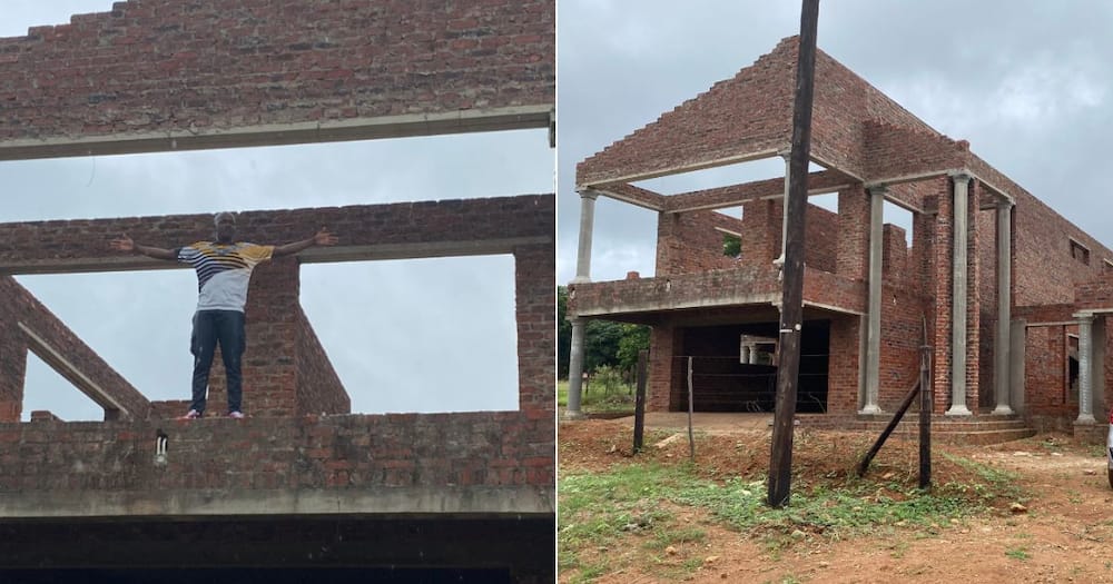 Police Officer Building Mansion Shows Off Latest Progress, Hints at ...