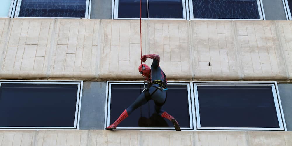 Shu: Mzansi Spiderman Swaps Jiving for Some Dangerous Bridge Acrobatics