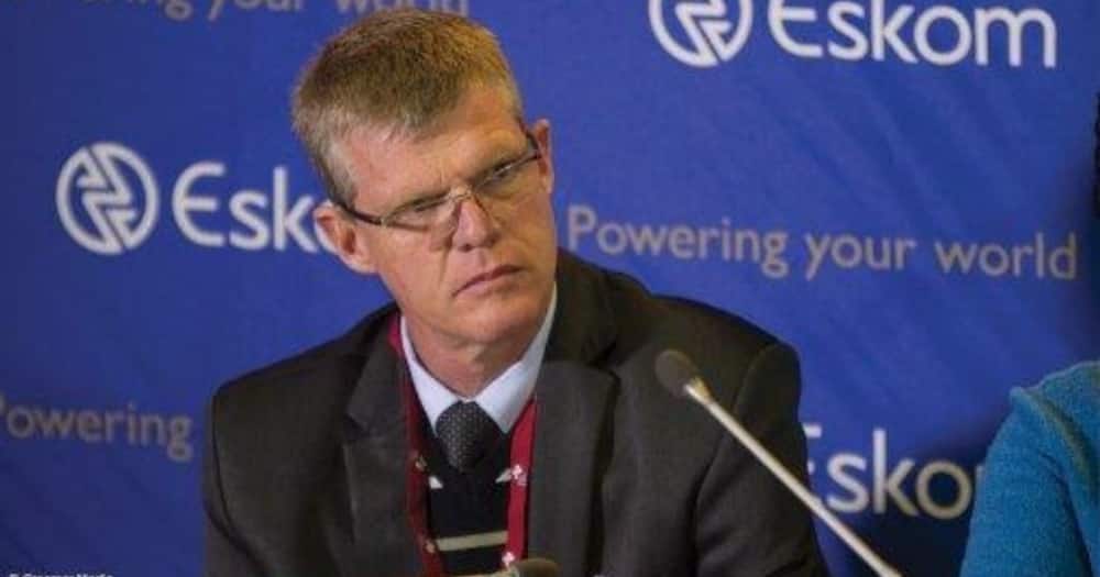 Sean Maritz was acting CEO at Eskom between October 2017 and January 2018