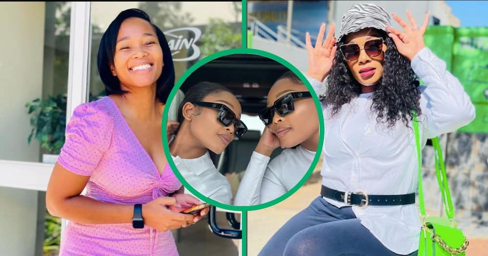 Inno Sadiki and Milly Mashile are living it up in Mozambique