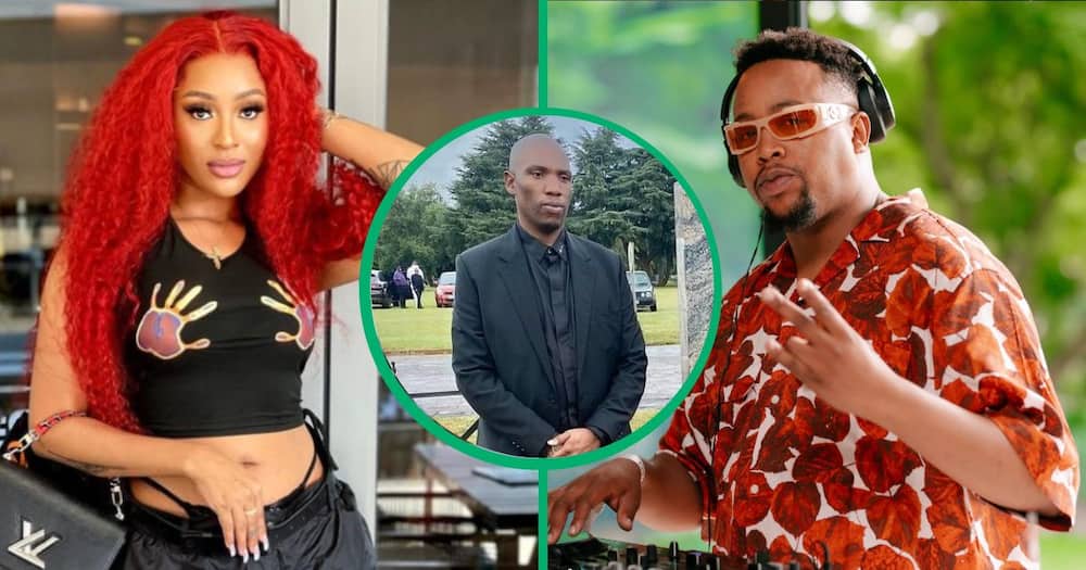 Nadia Nakai partied with Don Design and Sim Dope in Johannesburg.
