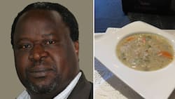 Tito Mboweni has chicken soup for dinner, people of Mzansi are wondering if the former minister is on diet