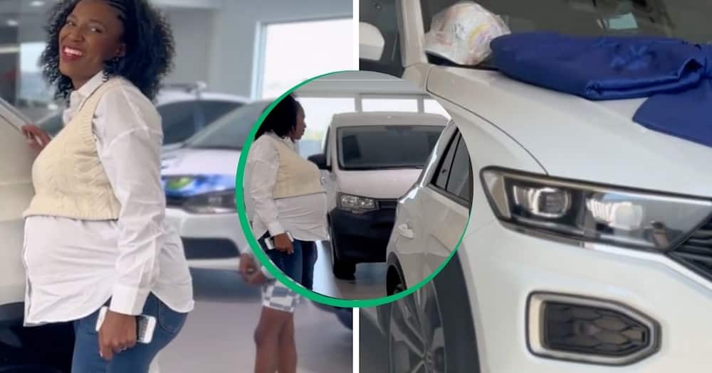 Pregnant woman purchases VW T-Roc.