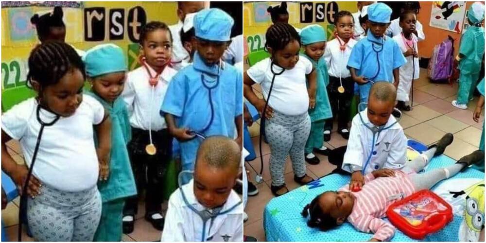 The kid doctors have caused quite a stir on social media The kid doctors have caused quite a stir on social media
