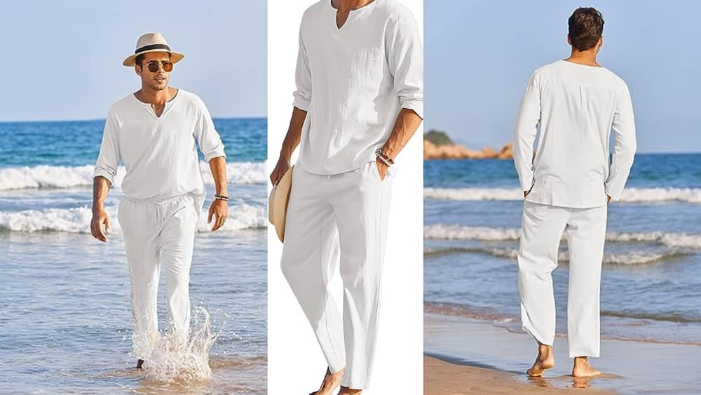 80+ trendy and fashionable men's beach outfit ideas for 2024 