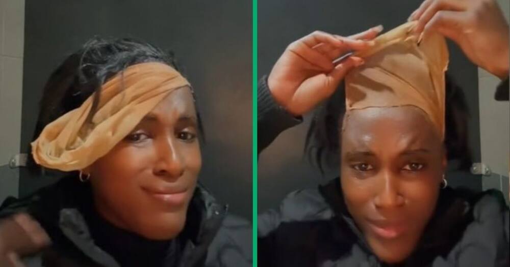TikTok video of victim of Johannesburg CBD wig theft