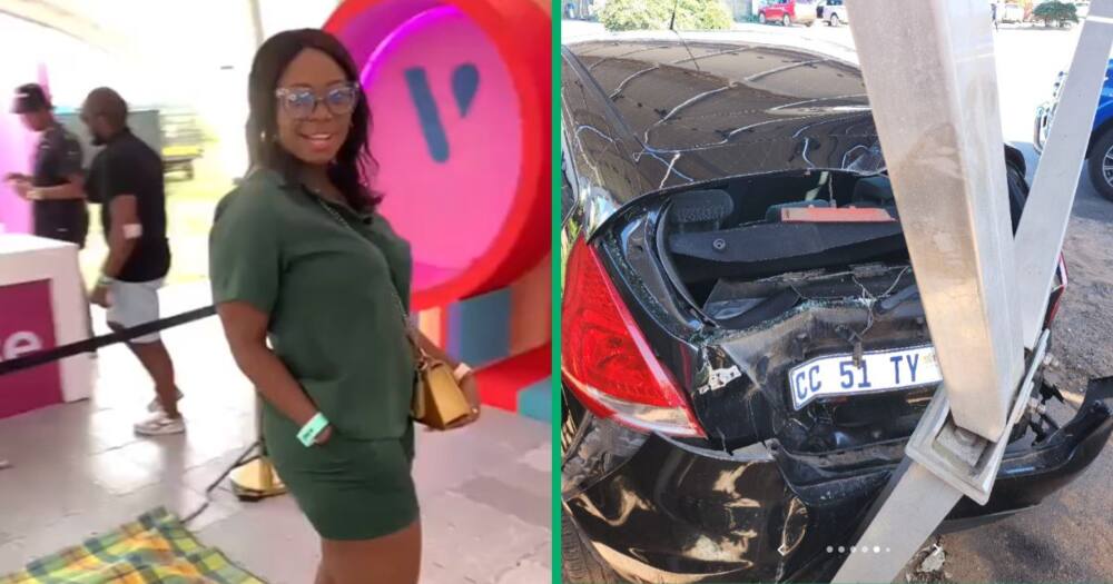 Heartbroken Lady Finds Car Damaged After Leaving It at a Durban Carwash