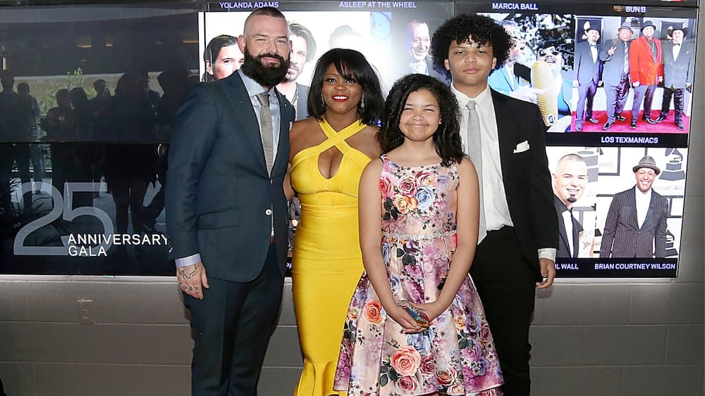Paul Wall, Crystal Slayton, Noelle Slayton and William Patrick Slayton (left to right) during the Texas Chapter of the Recording Academy's 25th Anniversary Gala at ACL Live on 18th July 2019 in Austin.
