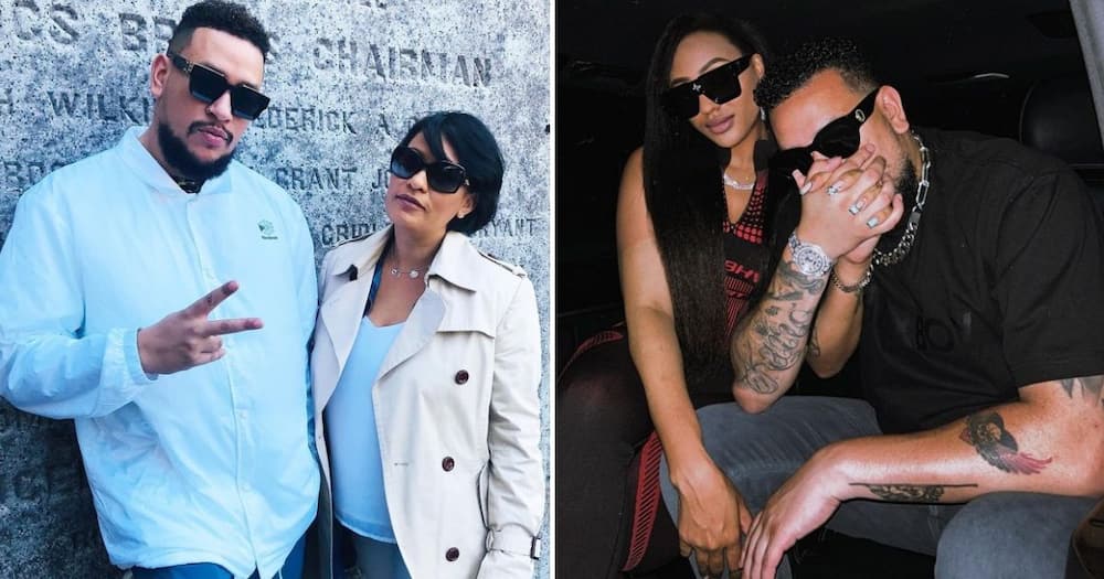 AKA's mother, Lynn Forbes, commented on Nadia Nakai's recent post mourning the late rapper.