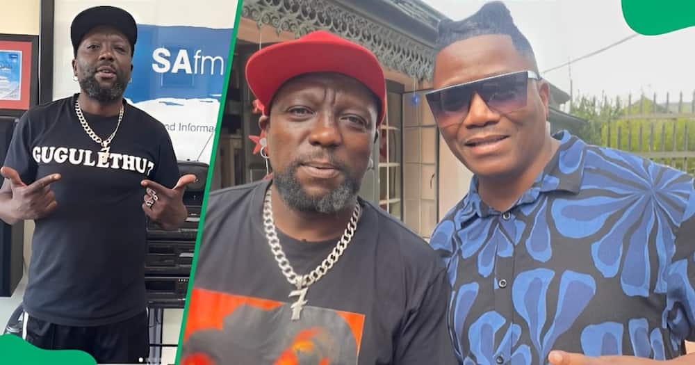 Zola 7 links up with legends Ishmael Morabe and former TV presenter.