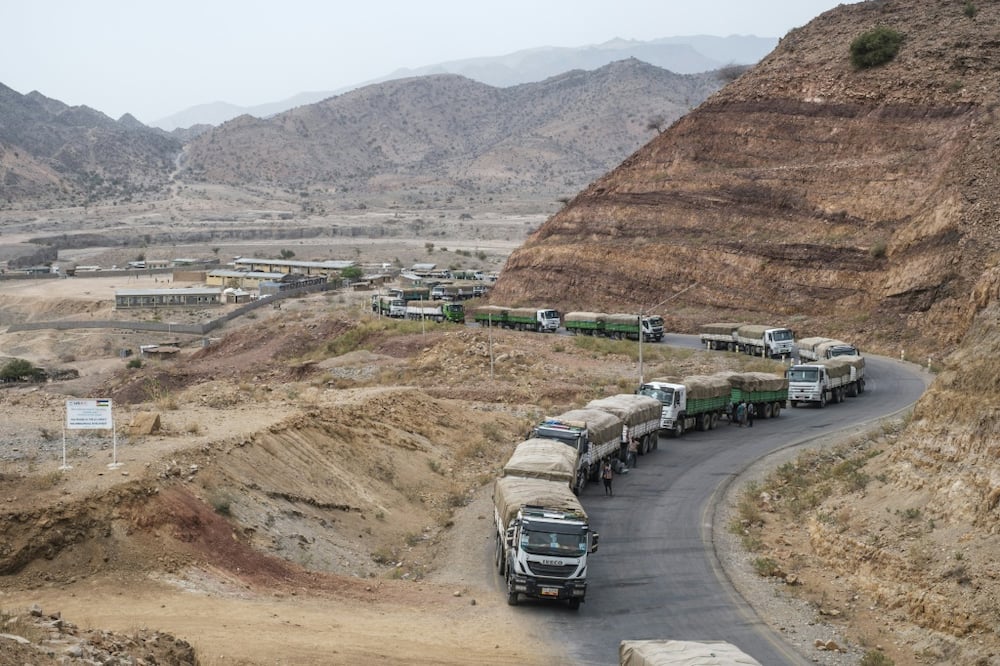 Aid convoys by road to Tigray resumed in April after three months
