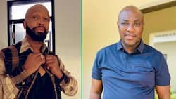 Musa Mseleku gives Sello Maake kaNcube his flowers while disclosing he rejected bogus degree offers