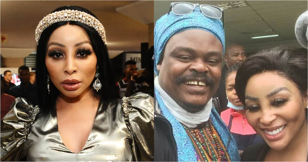 Khanyi Mbau Reacts To Portrait Of Herself Done By Rasta The Artist