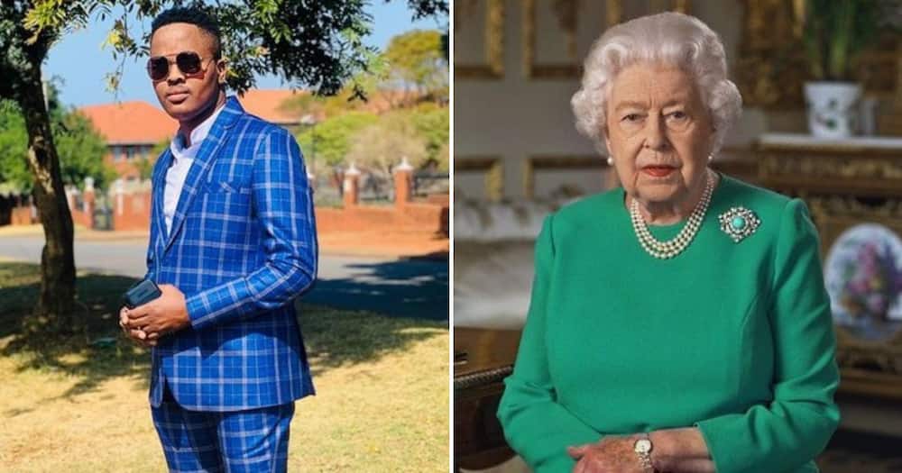 Khuzani Mpungose is stuck in the UK after Queen Elizabeth's passing