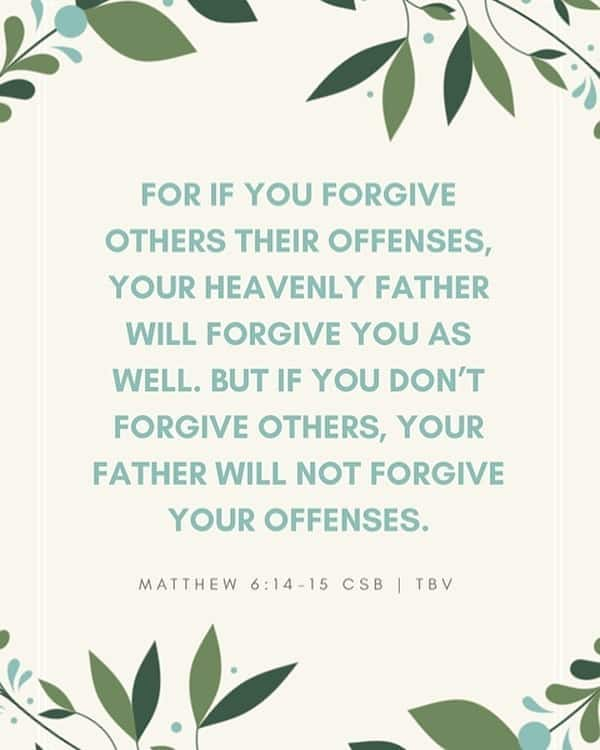 bible verse about forgiveness biblegateway