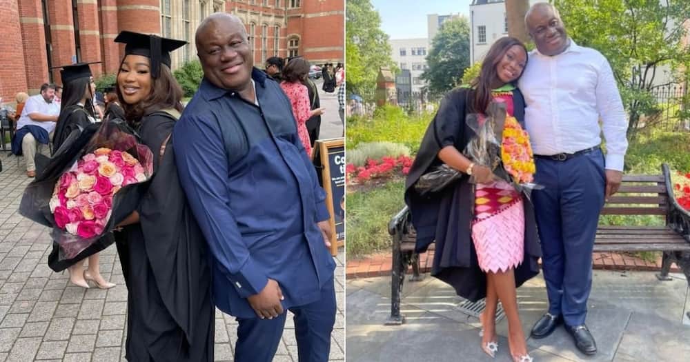 Two daughters made their dad proud by graduating on the same day