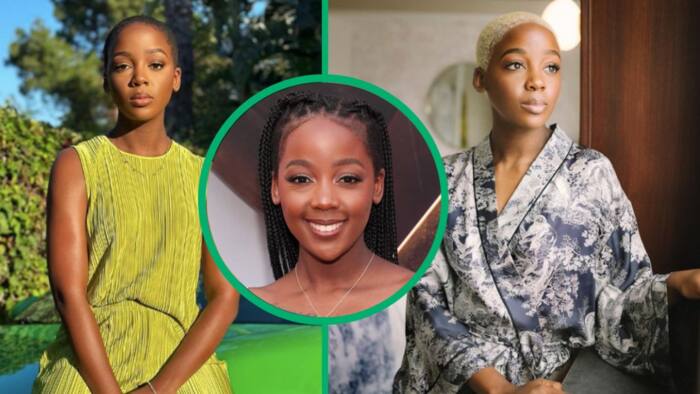 Thuso Mbedu looks like a dream on Miss SA red carpet, Mzansi can't get enough of star's stunning dress