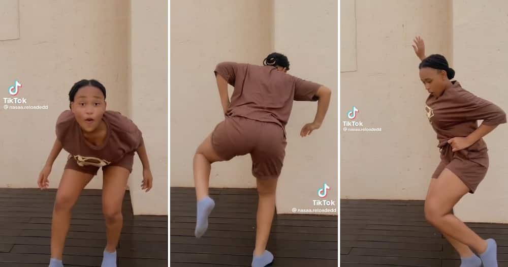 Woman in hot pyjamas nails Pretoria Bacardi dance challenge