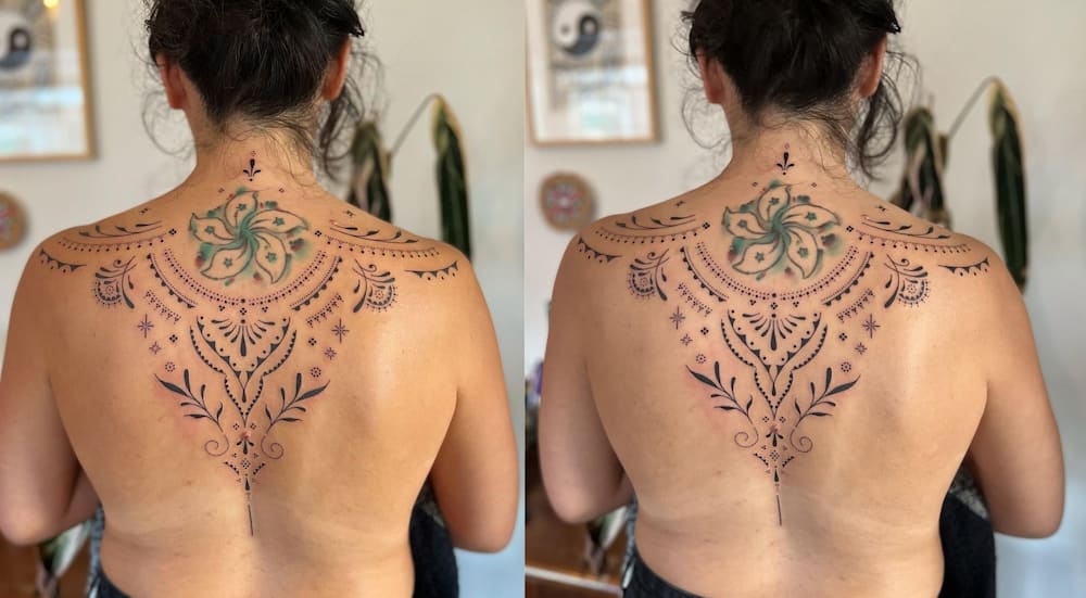 23 Awesome Upper Back Tattoos for Women  Upper back tattoos, Back tattoo  women, Back tattoo women upper