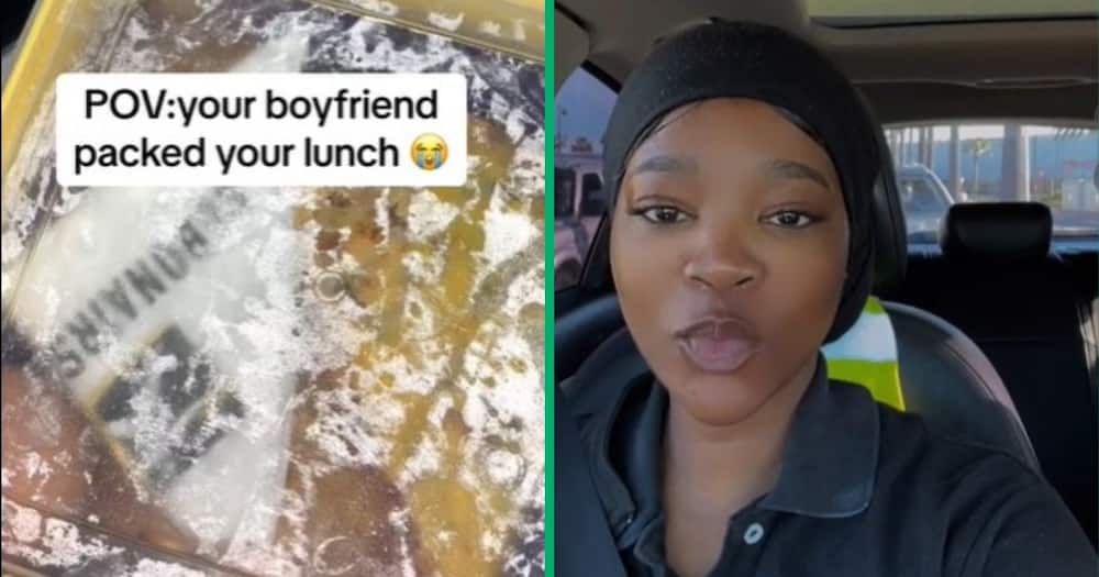 TikTok video of bf's packed lunch for gf and many loved it